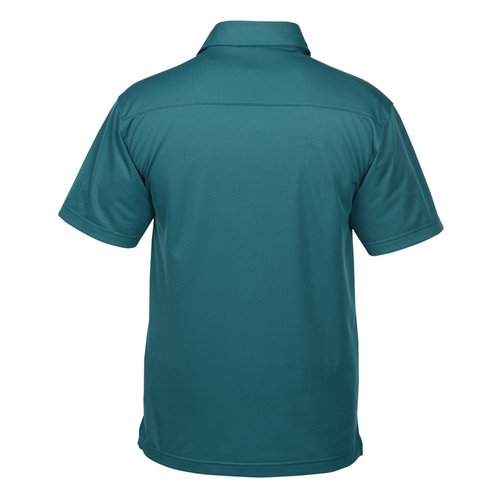Additional Image 2 - a back view of a blue shirt