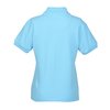 View Image 3 of 3 of Honeycomb Knit Pima Cotton Polo - Ladies'