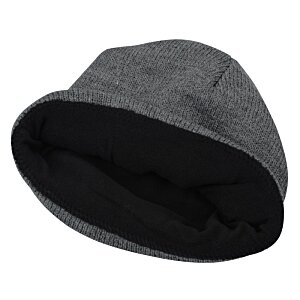 Additional Image 2 - a black and grey beanie