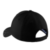 Additional Image 1 - a black hat with a hole in the back