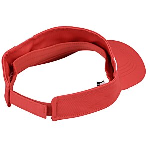 Additional Image 1 - a red visor on a white background