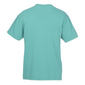 Additional Image 1 - a back of a blue shirt