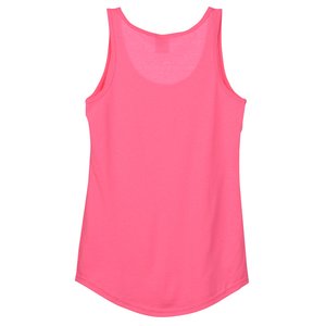 Additional Image 1 - a pink tank top on a white background