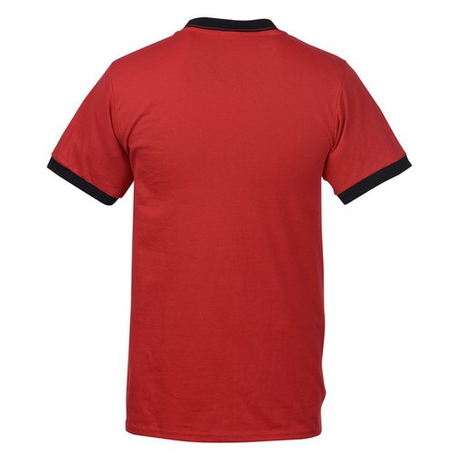 Additional Image 1 - a red shirt with black trim