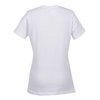 View Image 2 of 2 of Principle Performance Blend Ladies' V-Neck T-Shirt - White