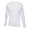 a white long sleeved shirt