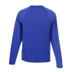 Additional Image 1 - a blue long sleeved shirt