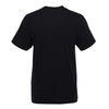 a black shirt on a white background