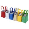 a row of colorful bags