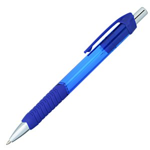 Additional Image 2 - a blue pen with a white cap