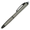 View Image 4 of 6 of Tev Stylus Twist Flashlight Pen - Metallic