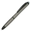 View Image 5 of 6 of Tev Stylus Twist Flashlight Pen - Metallic