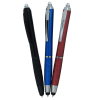 View Image 7 of 6 of Tev Stylus Twist Flashlight Pen - Metallic