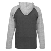 View Image 2 of 2 of Burnside Yarn-Dyed Raglan Hooded T-Shirt - Embroidered