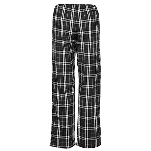 Additional Image 1 - a purple plaid pants with a white background