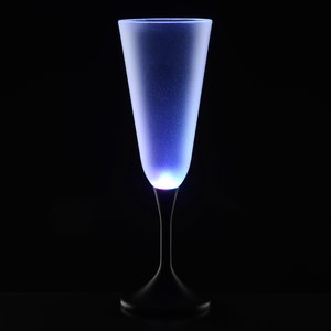 Additional Image 7 - a blue glass with a black background