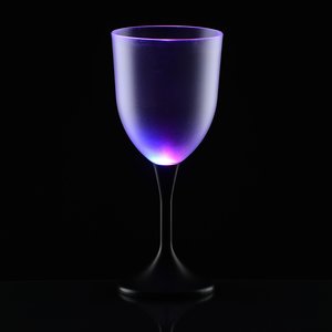 Additional Image 2 - a purple wine glass with black background