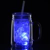 View Image 6 of 11 of Light-Up Mason Jar with Straw - 18 oz. - 24 hr