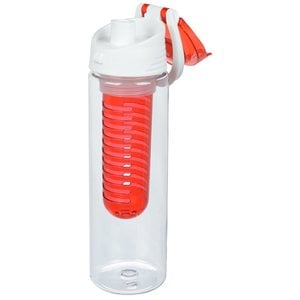 Additional Image 1 - a red and white water bottle