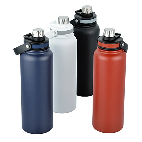 Additional Image 3 - a black and white water bottles