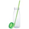 View Image 2 of 3 of Americana Milk Bottle Tumbler with Straw - 18 oz.