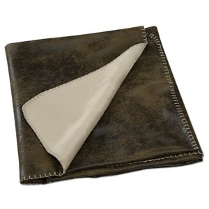 Additional Image 1 - a folded brown cloth with a white corner