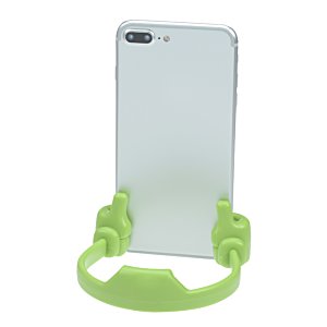 Additional Image 2 - a white phone with green strap