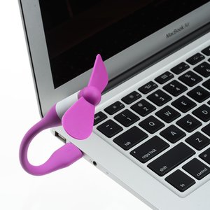 Additional Image 2 - a pink headphone attached to a laptop