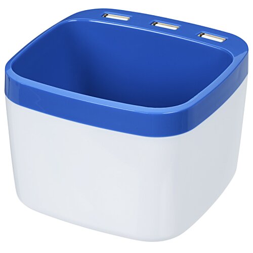 Additional Image 1 - a white and blue container