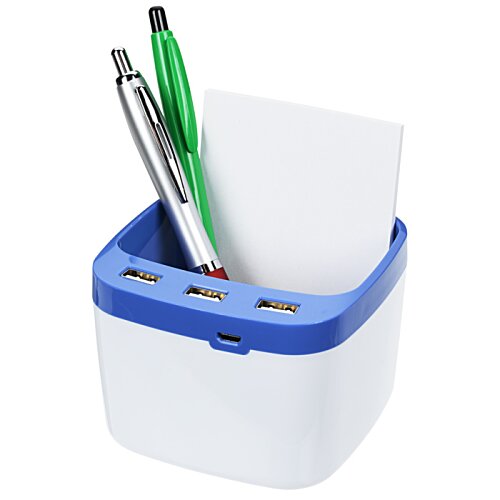 Additional Image 2 - a pencil holder with pens and paper