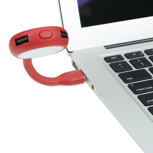 Additional Image 5 - a red headphone attached to a laptop