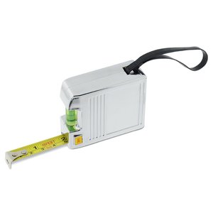 Additional Image 1 - a white tape measure with a black strap