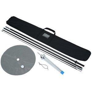 Additional Image 2 - a black case with a white circle and a black disc