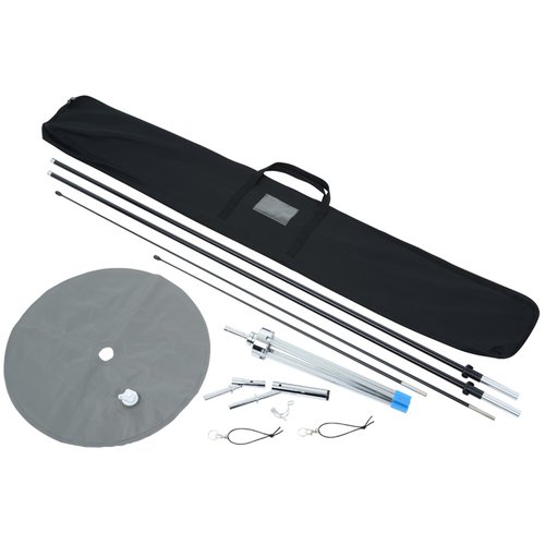 Additional Image 1 - a black case with a silver circle and screws