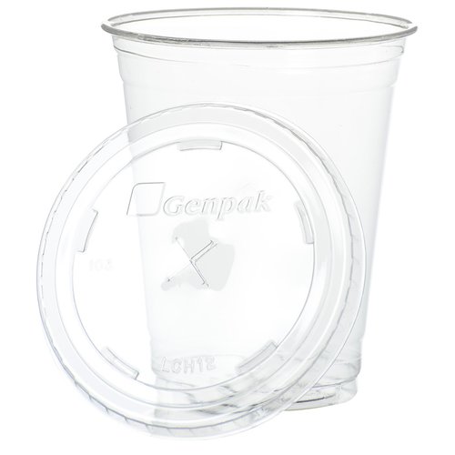 Additional Image 1 - a clear plastic cup with a lid