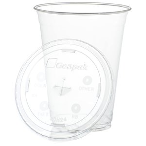Additional Image 1 - a clear plastic cup on a white background
