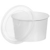 View Image 2 of 2 of To Go Paper Food Container with Flat Lid - 8 oz.