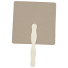 View Image 2 of 2 of Kraft Back Hand Fan - 8" Square