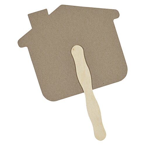 Additional Image 1 - a brown house shaped fan