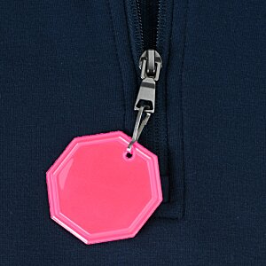Additional Image 2 - a pink tag on a zipper