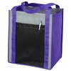 View Image 4 of 4 of Color Combo Grocery Pocket Tote