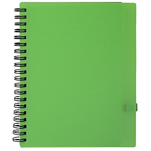 Additional Image 2 - a green notebook with a black handle