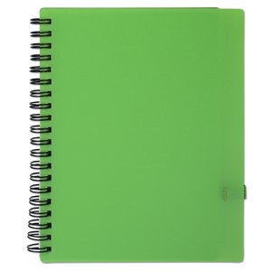 Additional Image 2 - a green notebook with a spiral bound