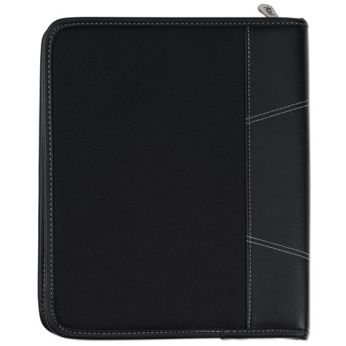 Additional Image 2 - a black leather case with a white background