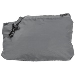 Additional Image 3 - a grey bag with a black zipper