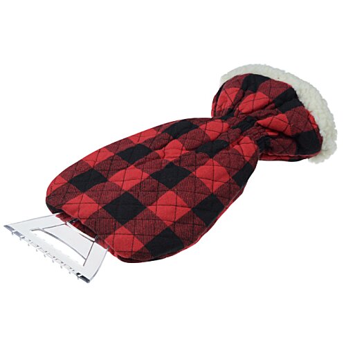 Additional Image 2 - a red and black plaid tie