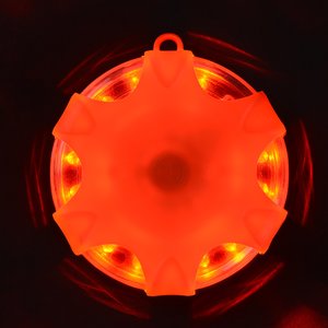 Additional Image 3 - a close up of a red circle