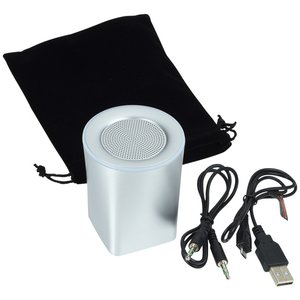 Additional Image 1 - a white cylinder with a black bag and cord