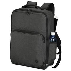 Additional Image 1 - a black backpack with straps