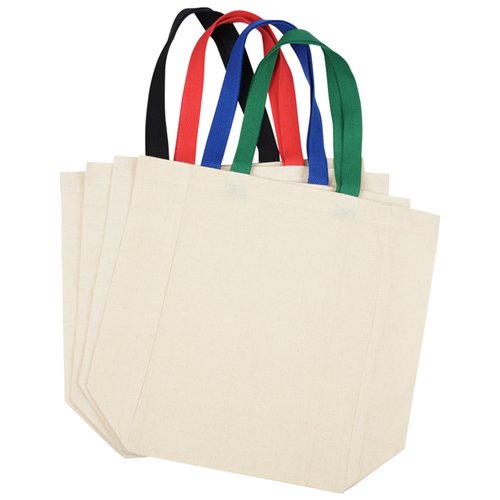 Additional Image 1 - a white bag with colorful ribbons